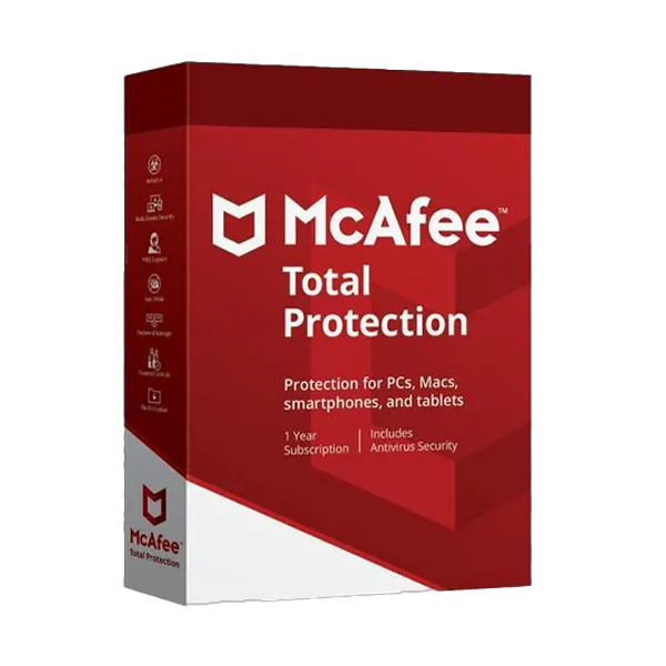 McAfee Total Protection 2022 - 10 devices / 1 Year, Global