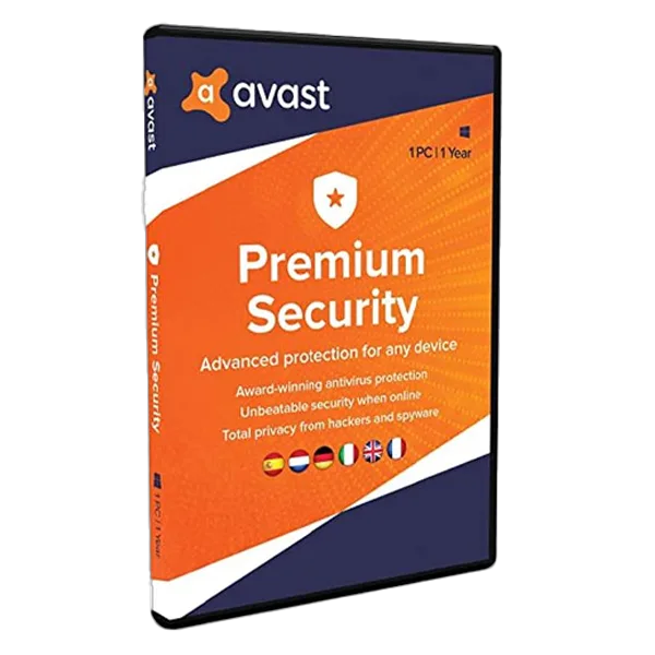 Avast Premium Security 1-Device-1 year (Windows only), Global