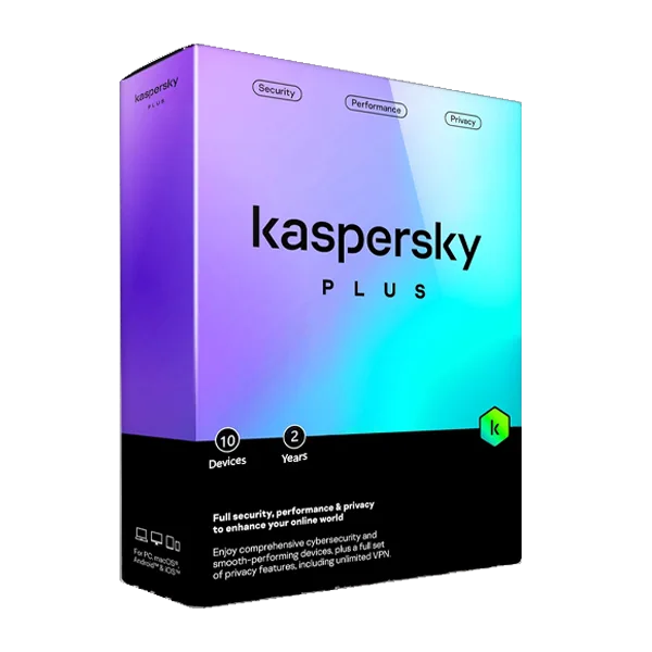 Kaspersky Plus | 10 Devices | 2 Years | EU