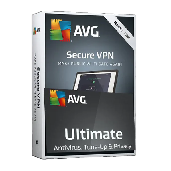 AVG Ultimate 10-Multi Devices + VPN 1-Year