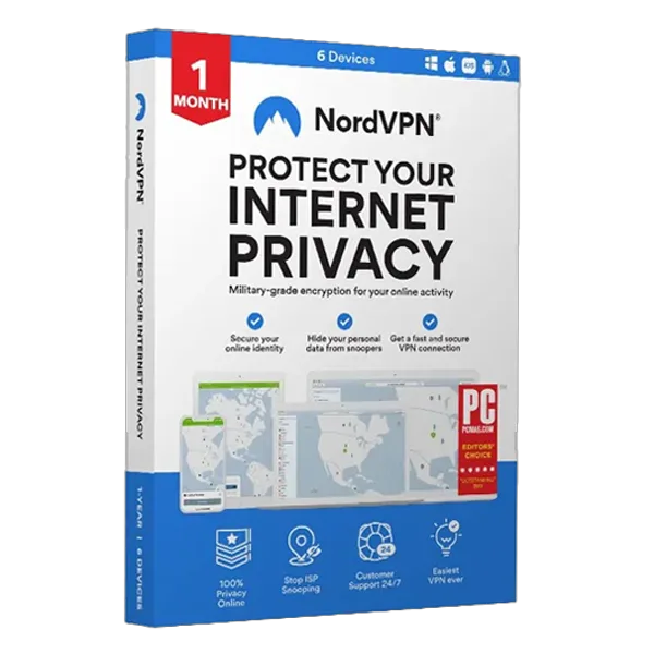 Nord VPN - 6 devices 1 month