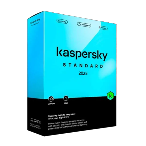Kaspersky Standard - 10 Devices | 1 Year | EU