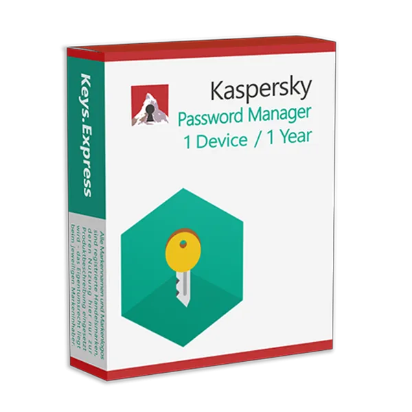 Kaspersky Password Manager | 1 Device | 1 Year | EU