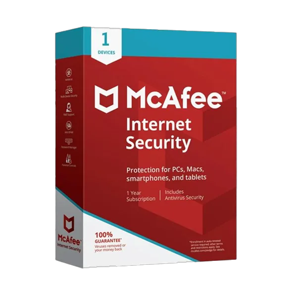 McAfee Internet Security - 1 User 1 Year, Global
